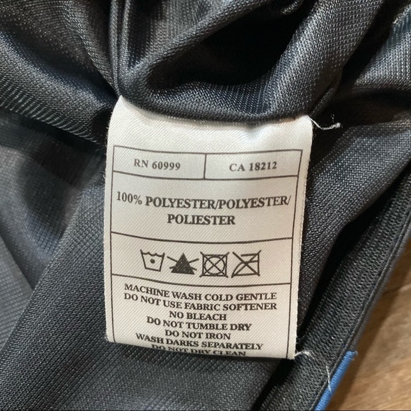 Antigua 1/2 zip pull over jacket coat blue black - Picture 8 of 14